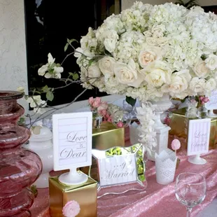Pink and Gold Bridal Shower