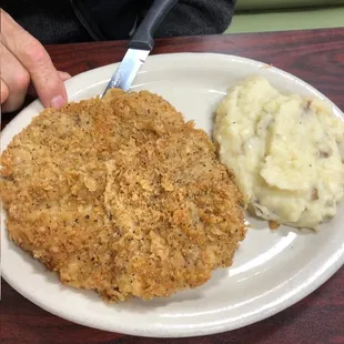 Chicken Fried Steak - comes with two side.