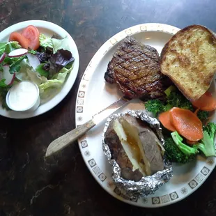 Top sirloin steak dinner!