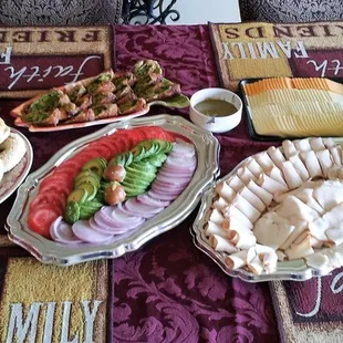 Mother's day brunch spread