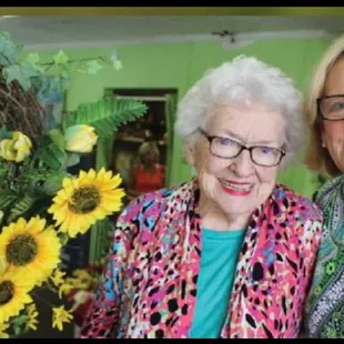 Rachel and her mother Pat who started the family business!