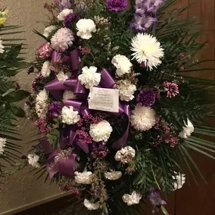 Funeral spray