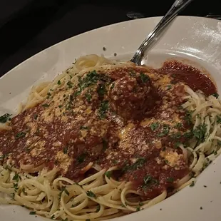 Spaghetti meatballs