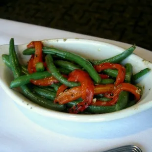 The string beans side