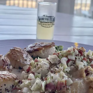 Pan seared Jumbo Scallops