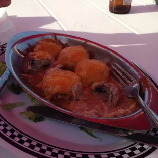 Baked Crab Stuffed Mushrooms