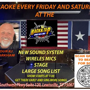 karaoke every friday and saturday at the