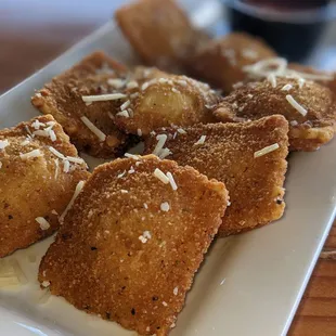 Deep fried ravioli yum!!