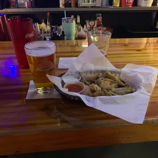 Wings and brews!