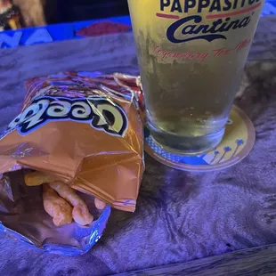 Bud light and Cheetos