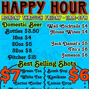 NEW HAPPY HOUR MENU ~ Just in time for summer