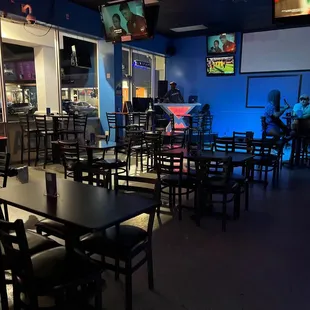 tables and chairs