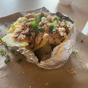 Chicken baked potato