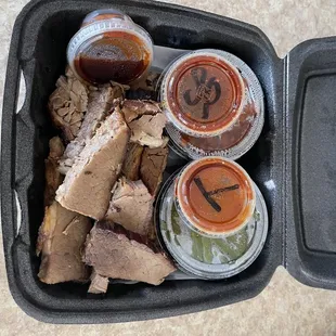 Beef brisket platter
