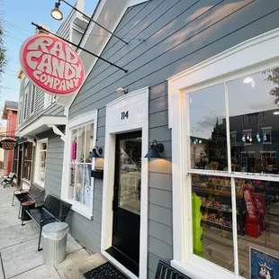 the front of the store