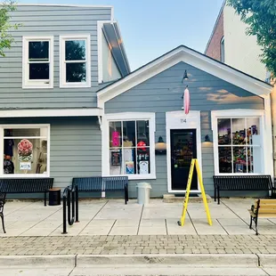 the front of the store