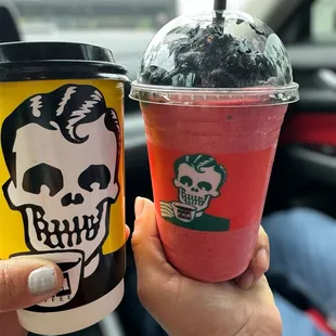 Cafe latte and Diablo