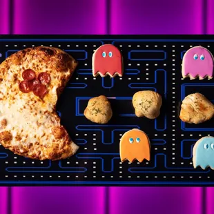 a slice of pizza and a piece of pizza