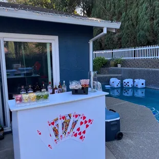 Another angle of bar