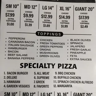 Halal Menu