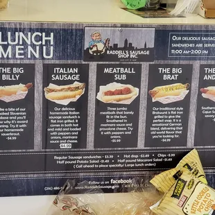My second time here and it was just as good.  I feel the lunch menu should be shared with the world!!