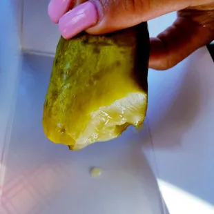 Got herself into a pickle
