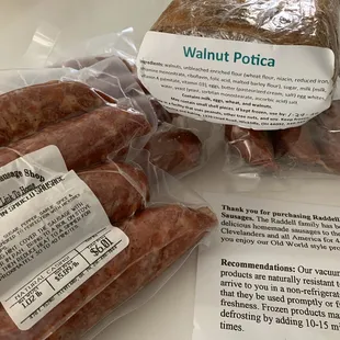 Kranjska klobasa (Slovenian sausage)
