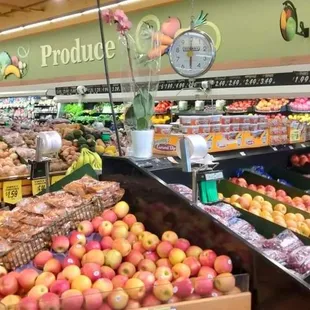 a variety of fruits and vegetables