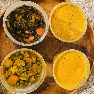 Karela Fried Kofta Curry Mix Vegetable Methi Malai Paneer