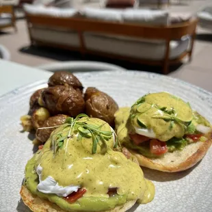 Chorizo Benedict minus the chorizo.