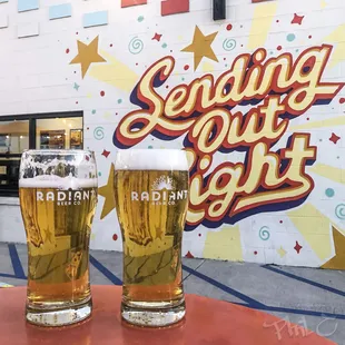 Across the Clouds &amp; Cling to the Stars - both pilsners