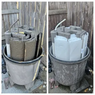 Filter grid replacement/cleaning and o-ring lubrication!