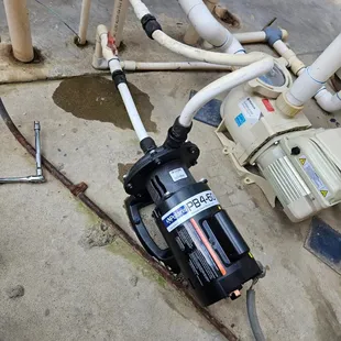 After of booster pump replacement
