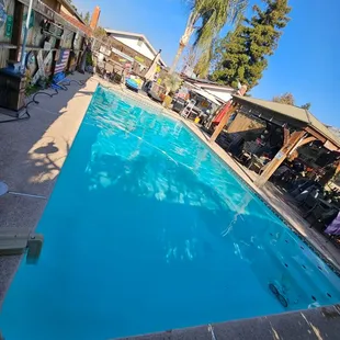 Swimming pool looking Radiant!
