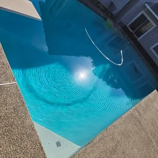 Perfectly clear pool even in the summer months!