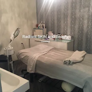 The room I received my facial at!