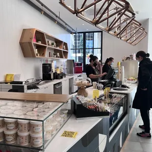 interior, sushi and sashimi