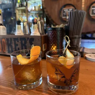 Smoked Maple Old Fashioned x2