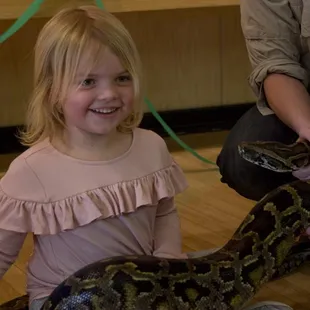 Mike made everyone feel comfortable meeting his exotic friends.