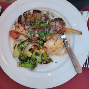Stuffed pork chop