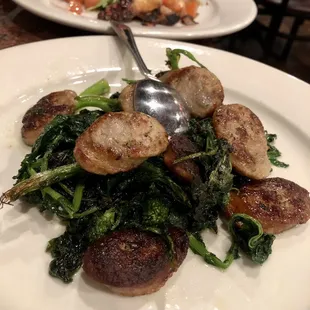 Broccoli Rabe With Sausages