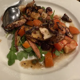 Grilled octopus