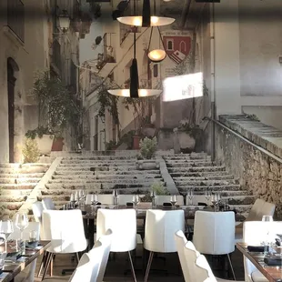 sushi and sashimi, interior