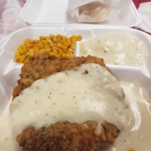 Chicken fried steak!