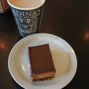 Black Forest Mocha and Peanut Butter Brownie