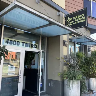 Front of the restaurant