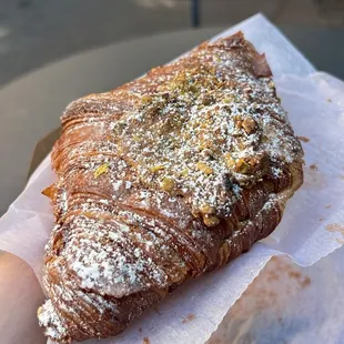 Twice Baked Pistachio Croissant