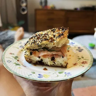 Smoked Salmon Focaccia