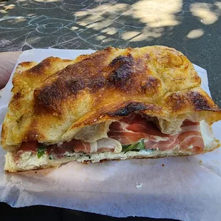 Prosciutto Basil Sandwiches