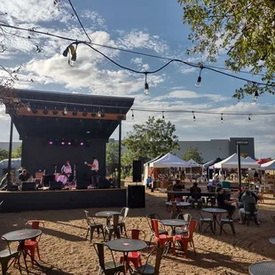 Back yard stage &amp; event space